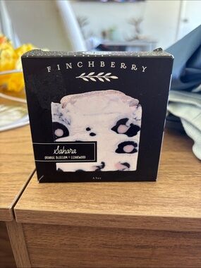 Sahara Bar Soap - White with Black & Pink Accents